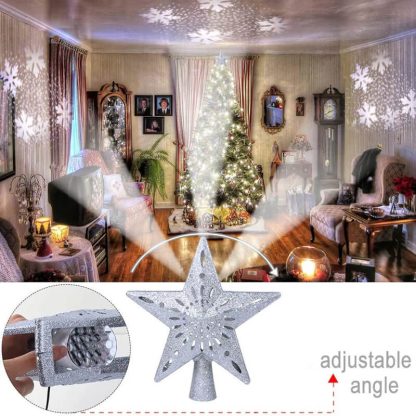 Weihnachtsbaumspitze 3D-Star