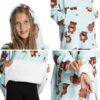 Kuscheldecke mit Ärmeln für Kinder SnugHug