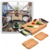 ChopStar™ бамбукова дъска за рязане с чекмеджета