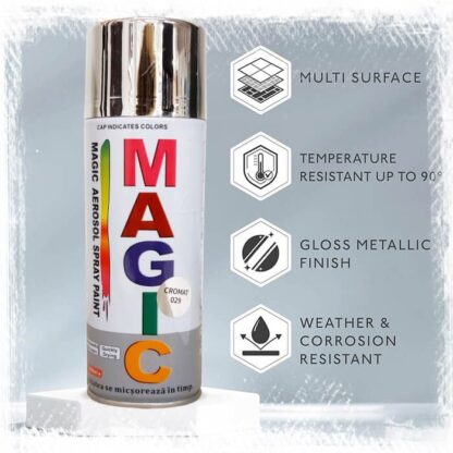 CHROMIUS™ хромирана спрей боя (450 ml)