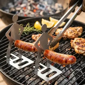 GrillBoyz™ забавни държачи за барбекю наденички – комплект от 3 броя