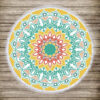 Кръгла плажна кърпа Mandala