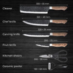 Комплект кухненски ножове от неръждаема стомана Jerome