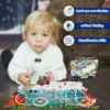 MerryRail™ коледна пъзел писта с електрически влак – 25 части