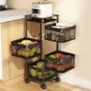 SpinRack™ въртяща се количка за рафтове - 4 нива