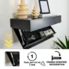 FloatShelf™ стенен рафт със скрито отделение (53 x 17,5 x 5 cm)