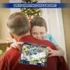 MerryRail™ коледна пъзел писта с електрически влак – 25 части