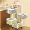 SpinRack™ въртяща се количка за рафтове - 4 нива