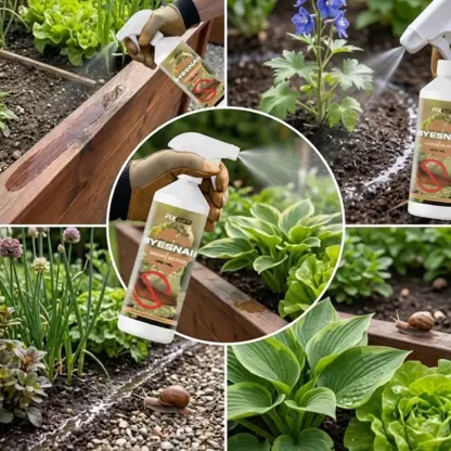 ByeSnail™ естествен репелент против охлюви и плужеци (500 ml)