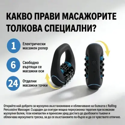 RolloMax™ електрически масажен ролер за тяло