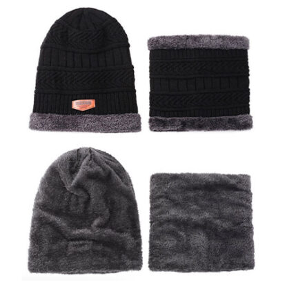 Зимен комплект шапка и шал-middle