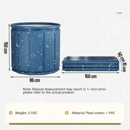 FoldTub™ сгъваема преносима изолирана вана-middle