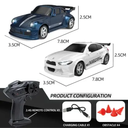 DriftRacer™ мини дистанционно управление на играчка за дрифт автомобил-middle