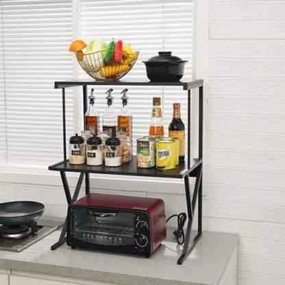 KitchenTower™ třípatrový mikrovlnkový regál