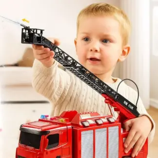 FireFighterz™ hasičské auto s záchrannou jednotkou a vodním postřikovačem