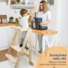 BabyTower™ dřevěná nastavitelné učící věž