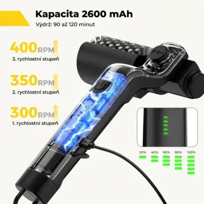 CharBlaze™ elektrický kartáč na čištění grilů