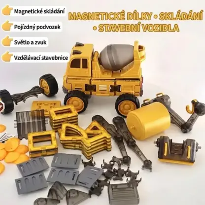 MagnaFleet™ stavebnice magnetických destiček 8 v 1