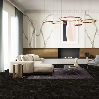 MarbleLux™ Podlahové samolepky s mramorovým vzorem - 10m x 60cm (6m²)