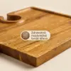 PuzzleTray™ dřevěná sada servírovacích podnosů na puzzle