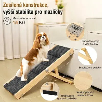 PawClimb™ skládací nastavitelná psí rampa