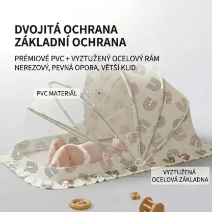 ItchyBarrier™ skládací moskytiéra pro miminka