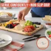 TrayLuxe™ 6dílný bambusový podnos na občerstvení s víkem