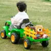 FarmRider™ dětský elektrický traktor s přívěsem