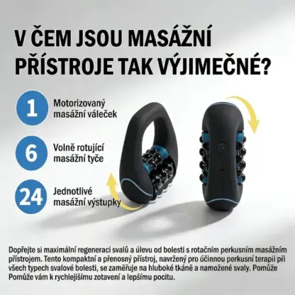 RolloMax™ elektrický tělový masážní váleček