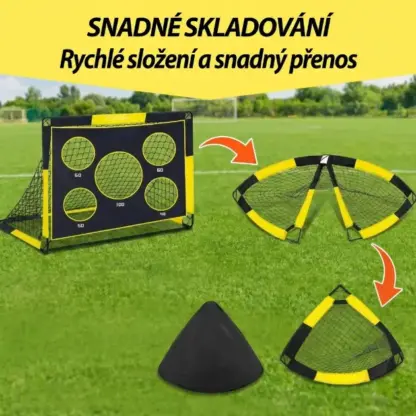SoccerShot™ fotbalová branka pro děti s terčem