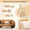 BabyTower™ dřevěná nastavitelné učící věž-middle