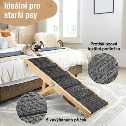 PawClimb™ skládací nastavitelná psí rampa-middle