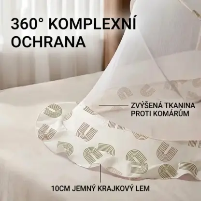 ItchyBarrier™ skládací moskytiéra pro miminka-middle