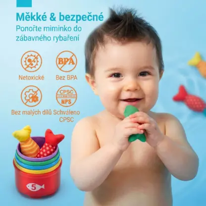 HookaPlay™ Montessori rybářská & třídicí hra pro batolata-middle