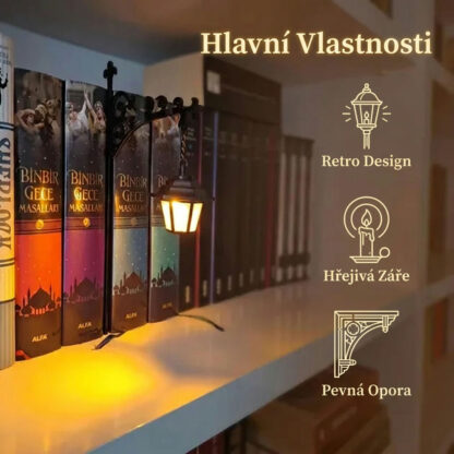 ShelfWisp™ duchovní lucerna na knihovnu – 2 ks-middle
