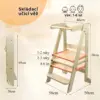 BabyTower™ dřevěná nastavitelné učící věž-middle
