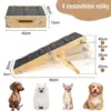 PawClimb™ skládací nastavitelná psí rampa-middle