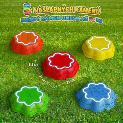 SensoryStep™ LED senzorické nášlapné kameny-middle