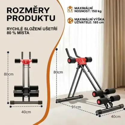 AbFlex™ posilovací stroj na sklapovačky-middle