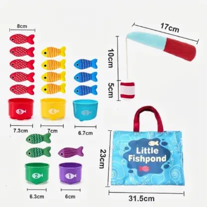 HookaPlay™ Montessori rybářská & třídicí hra pro batolata-middle
