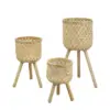 RattanBloom™ stojanové ratanové květináče