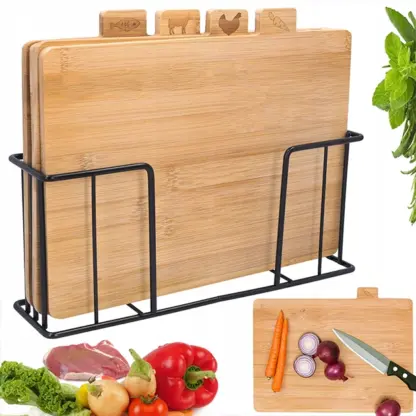 ChopZone™ vielseitiges Bambus-Schneidebrett-Set