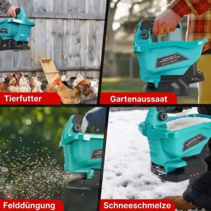 SpreadFlow™ kabelloser Samen- und Streusalzstreuer