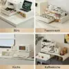 CounterSlide™ beidseitig ausziehbarer Arbeitsplatten-Organizer