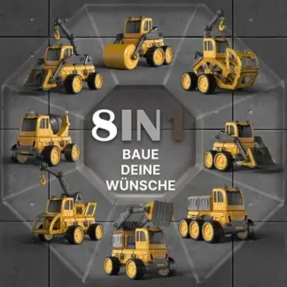 MagnaFleet™ 8-in-1 Magnetfliesen-Bausatz