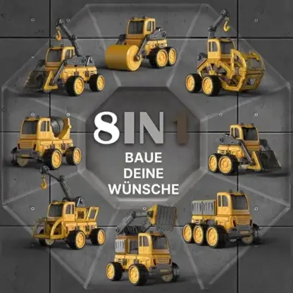 MagnaFleet™ 8-in-1 Magnetfliesen-Bausatz