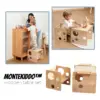 MonteKiddo™ Holztisch und Stühlchen für Kleinkinder