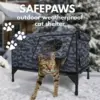 SafePaws™ wetterfeste Katzenschutzunterkunft für den Außenbereich