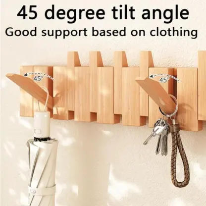 PianoRack™ Holzkleiderständer in Klavier-Tasten-Design