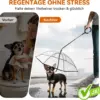 PawBrella™ verstellbarer Hundeleinen-Regenschirm